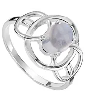 Женские Кольца_Серебро .925_ЛУННЫЙ КАМЕНЬ__1-Лазурит-Онлайн