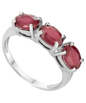 Женские Кольца_Серебро .925_РУБИН__1-Лазурит-Онлайн