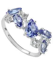 Женские Кольца_Серебро .925_ТАНЗАНИТ_Нанокристалл_1-Лазурит-Онлайн