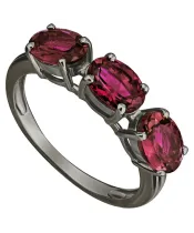 Женские Кольца_Серебро .925_ТУРМАЛИН__1-Лазурит-Онлайн