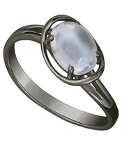 Женские Кольца_Серебро .925_ЛУННЫЙ КАМЕНЬ__1-Лазурит-Онлайн