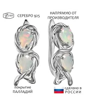 Женские Серьги_Серебро .925_ОПАЛ__1-Лазурит-Онлайн