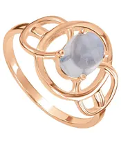 Женские Кольца_Серебро .925_ЛУННЫЙ КАМЕНЬ__1-Лазурит-Онлайн