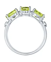 Женские Кольца_Серебро .925_ХРИЗОЛИТ_Нанокристалл_3-Лазурит-Онлайн