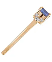 Женские Кольца_Серебро .925_ТАНЗАНИТ_Нанокристалл_5-Лазурит-Онлайн