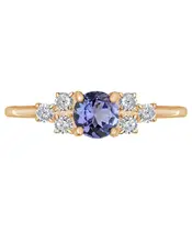 Женские Кольца_Серебро .925_ТАНЗАНИТ_Нанокристалл_3-Лазурит-Онлайн