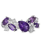 Женские Кольца_Серебро .925_АМЕТИСТ_Нанокристалл_2-Лазурит-Онлайн