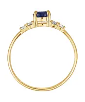 Женские Кольца_Серебро .925_САПФИР_Нанокристалл_4-Лазурит-Онлайн