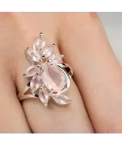 Женские Кольца_Серебро .925_КВАРЦ__6-Лазурит-Онлайн