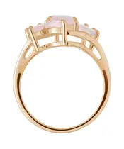 Женские Кольца_Серебро .925_КВАРЦ__4-Лазурит-Онлайн