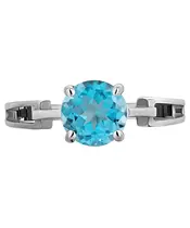 Женские Кольца_Серебро .925_ТОПАЗ__3-Лазурит-Онлайн