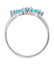 Женские Кольца_Серебро .925_ТОПАЗ__4-Лазурит-Онлайн