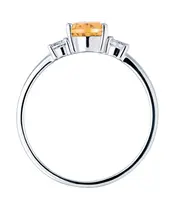 Женские Кольца_Серебро .925_ЦИТРИН_Нанокристалл_4-Лазурит-Онлайн