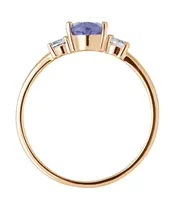 Женские Кольца_Серебро .925_ТАНЗАНИТ_Нанокристалл_4-Лазурит-Онлайн