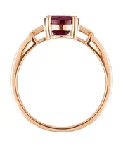 Женские Кольца_Серебро .925_РУБИН__4-Лазурит-Онлайн