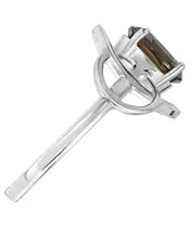 Женские Кольца_Серебро .925_РАУХТОПАЗ__3-Лазурит-Онлайн