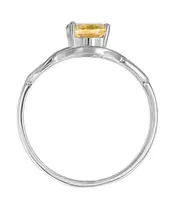 Женские Кольца_Серебро .925_ЦИТРИН__4-Лазурит-Онлайн