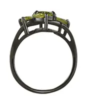 Женские Кольца_Серебро .925_ХРИЗОЛИТ__3-Лазурит-Онлайн