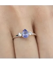 Женские Кольца_Серебро .925_ТАНЗАНИТ_Нанокристалл_6-Лазурит-Онлайн