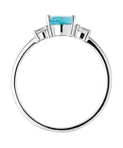 Женские Кольца_Серебро .925_АПАТИТ_Нанокристалл_4-Лазурит-Онлайн