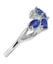 Женские Кольца_Серебро .925_КИАНИТ_Нанокристалл_4-Лазурит-Онлайн