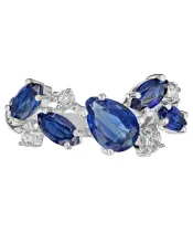 Женские Кольца_Серебро .925_КИАНИТ_Нанокристалл_2-Лазурит-Онлайн