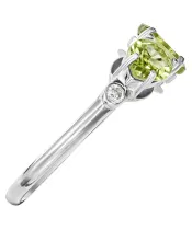 Женские Кольца_Серебро .925_ХРИЗОЛИТ_Нанокристалл_4-Лазурит-Онлайн