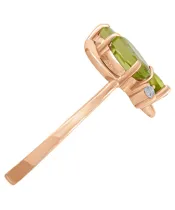 Женские Кольца_Серебро .925_ХРИЗОЛИТ_Нанокристалл_4-Лазурит-Онлайн