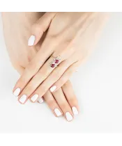 Женские Кольца_Серебро .925_РУБИН__7-Лазурит-Онлайн