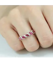 Женские Кольца_Серебро .925_РУБИН__5-Лазурит-Онлайн