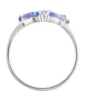 Женские Кольца_Серебро .925_ТАНЗАНИТ__3-Лазурит-Онлайн