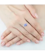 Женские Кольца_Серебро .925_ТАНЗАНИТ__5-Лазурит-Онлайн