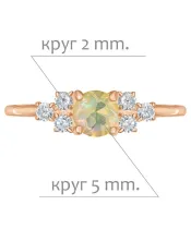 Женские Кольца_Серебро .925_ОПАЛ_Нанокристалл_2-Лазурит-Онлайн