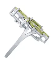 Женские Кольца_Серебро .925_ХРИЗОЛИТ__3-Лазурит-Онлайн