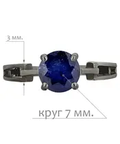 Женские Кольца_Серебро .925_САПФИР__2-Лазурит-Онлайн