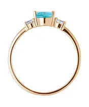 Женские Кольца_Серебро .925_АПАТИТ_Нанокристалл_4-Лазурит-Онлайн