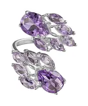 Женские Кольца_Серебро .925_АМЕТИСТ__2-Лазурит-Онлайн