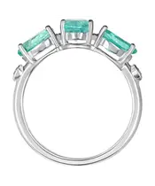 Женские Кольца_Серебро .925_АПАТИТ_Нанокристалл_3-Лазурит-Онлайн