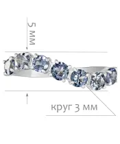 Женские Кольца_Серебро .925_ТАНЗАНИТ__2-Лазурит-Онлайн