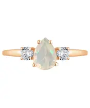 Женские Кольца_Серебро .925_ОПАЛ_Нанокристалл_3-Лазурит-Онлайн