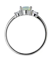 Женские Кольца_Серебро .925_ОПАЛ_Нанокристалл_4-Лазурит-Онлайн