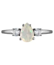 Женские Кольца_Серебро .925_ОПАЛ_Нанокристалл_3-Лазурит-Онлайн