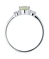 Женские Кольца_Серебро .925_ОПАЛ_Нанокристалл_4-Лазурит-Онлайн