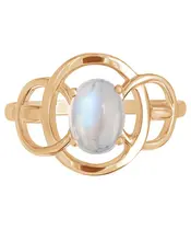 Женские Кольца_Серебро .925_ЛУННЫЙ КАМЕНЬ__3-Лазурит-Онлайн