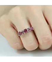 Женские Кольца_Серебро .925_РУБИН__5-Лазурит-Онлайн