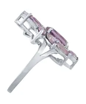 Женские Кольца_Серебро .925_АМЕТИСТ__3-Лазурит-Онлайн