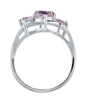 Женские Кольца_Серебро .925_АМЕТИСТ__4-Лазурит-Онлайн