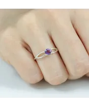 Женские Кольца_Серебро .925_АМЕТИСТ__6-Лазурит-Онлайн