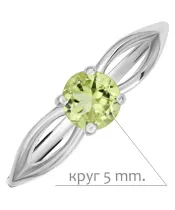 Женские Кольца_Серебро .925_ХРИЗОЛИТ__2-Лазурит-Онлайн