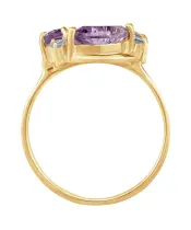 Женские Кольца_Серебро .925_АМЕТИСТ_Нанокристалл_3-Лазурит-Онлайн